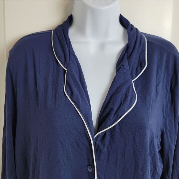 NORDSTROM Button Down Sleep Top - Picture 3 of 8